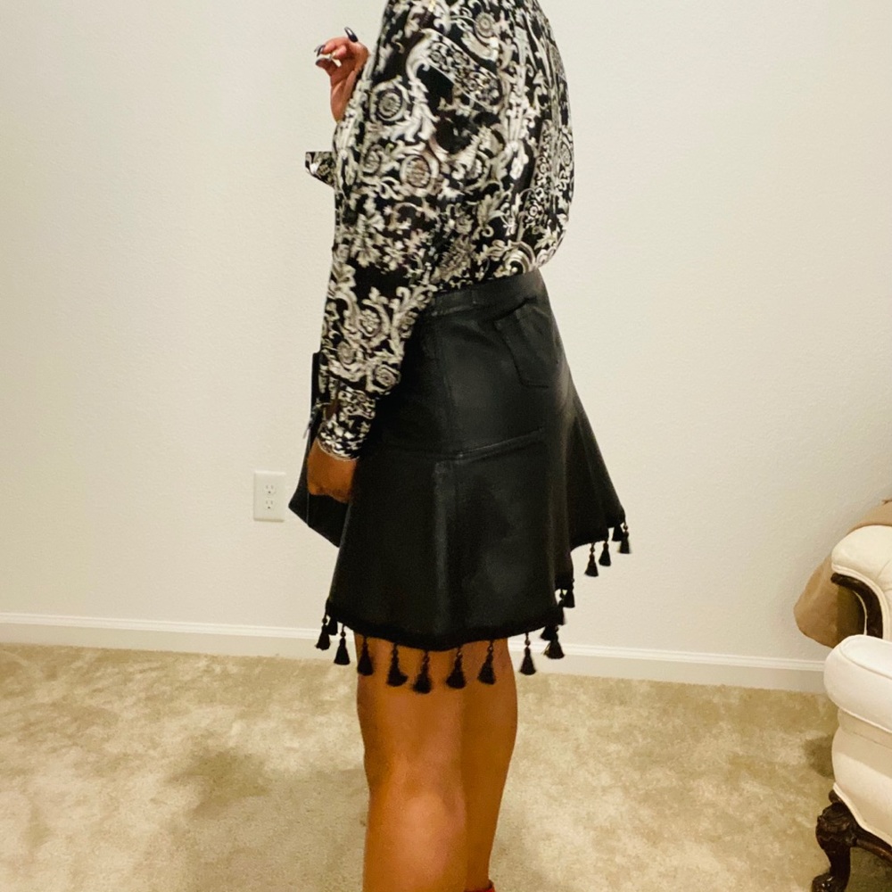 Leather Vintage Skirt
